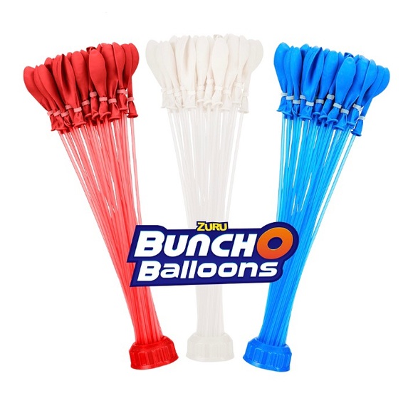 Bunch O Balloons 165 + Rapid Filling Water Balloons Self Sealing Red White Blue - Picture 2 of 3
